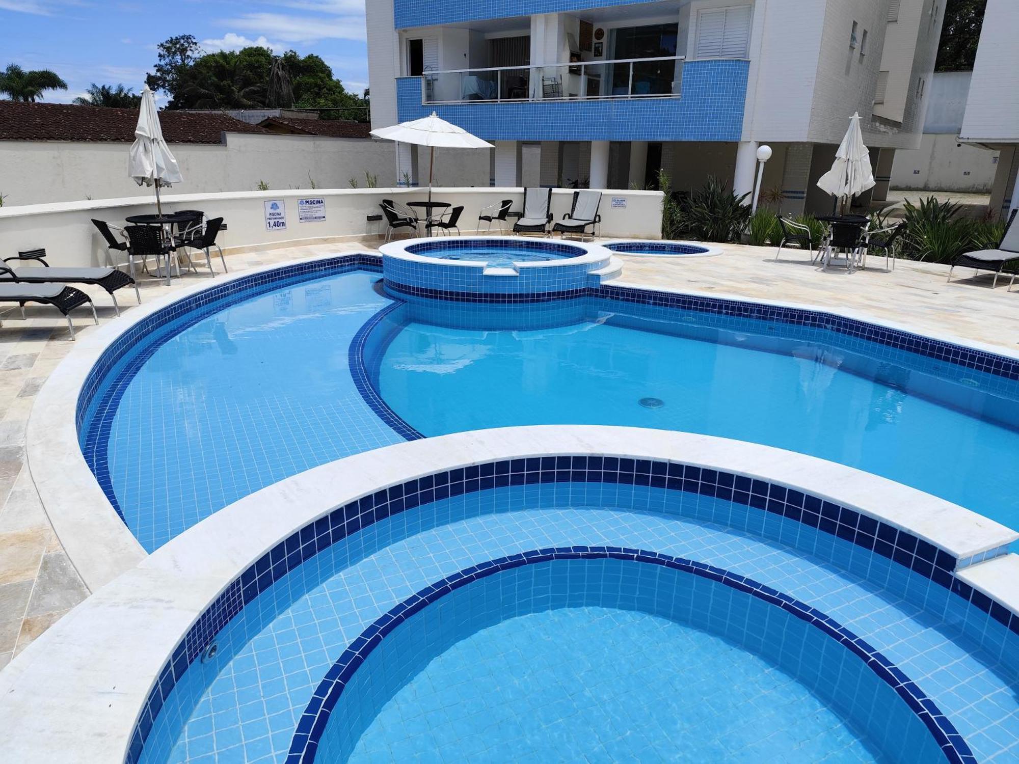 Apto Com Ar-Cond E Piscina A 100 M Praia Da Enseada Ubatuba Εξωτερικό φωτογραφία
